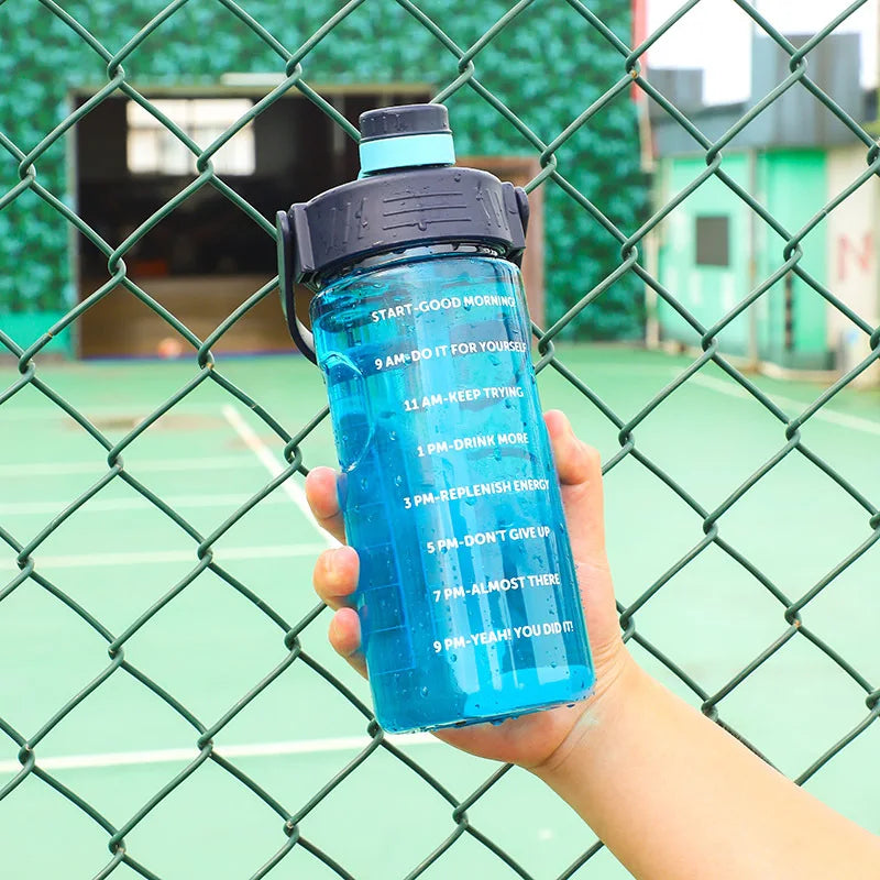 Water Bottle with Straw