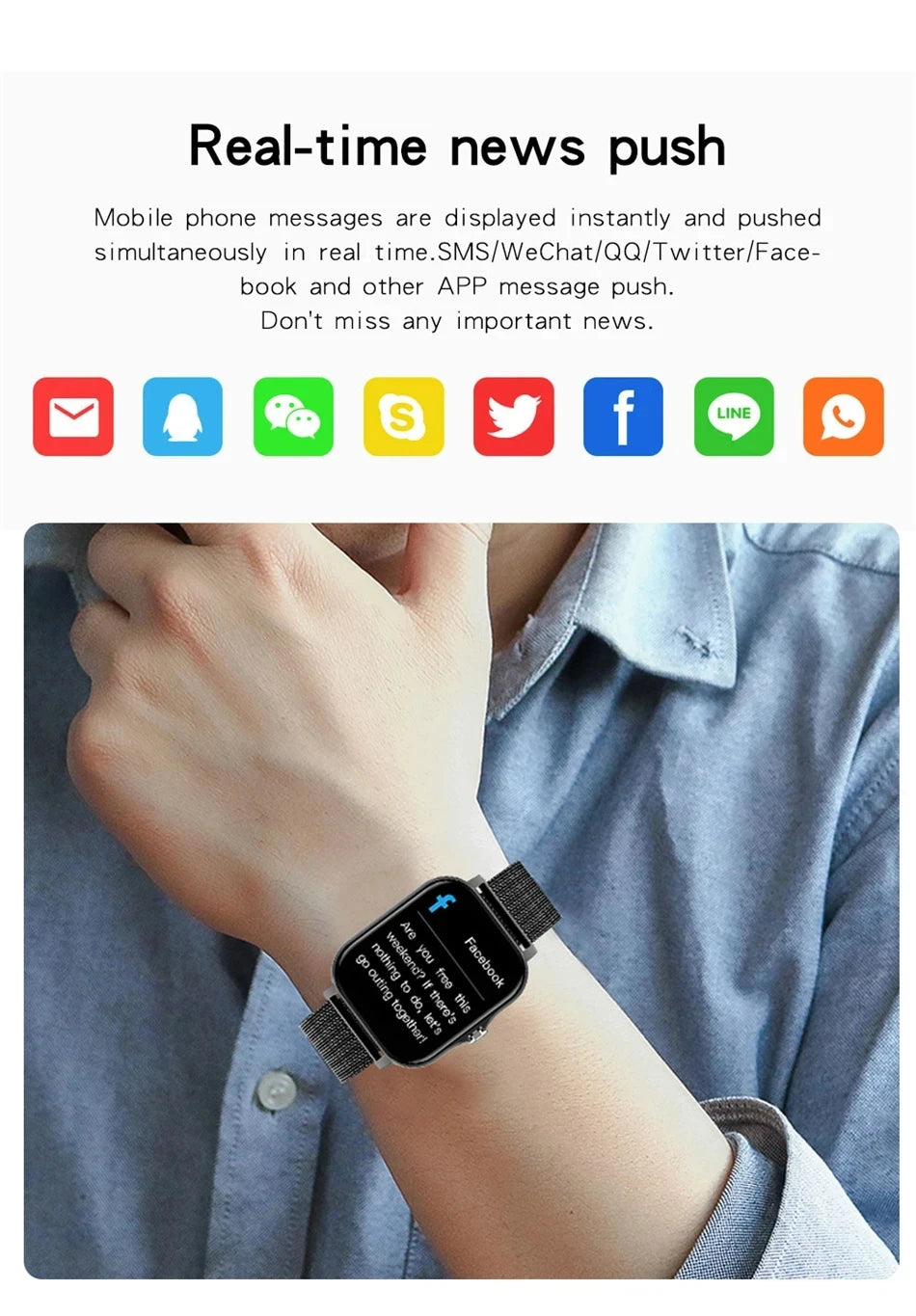 Smart Watch For Android IOS Watches