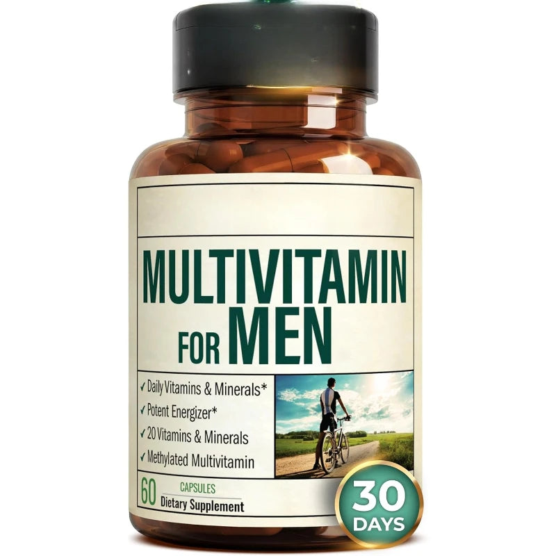 Men Multivitamin Capsules 20 Vitamins & Minerals