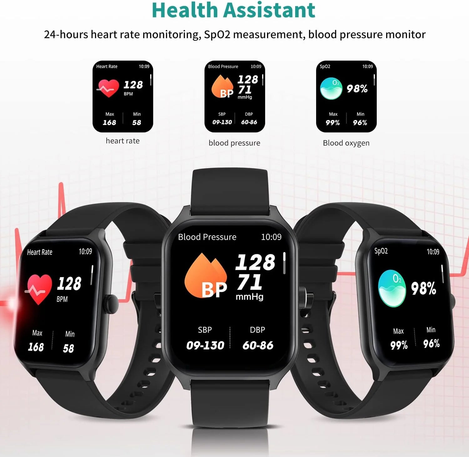 Smart Watch  for Women Men HD display