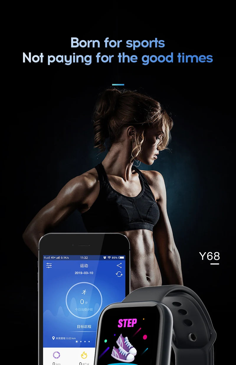 Smart Watch For Women Men Wristwatch