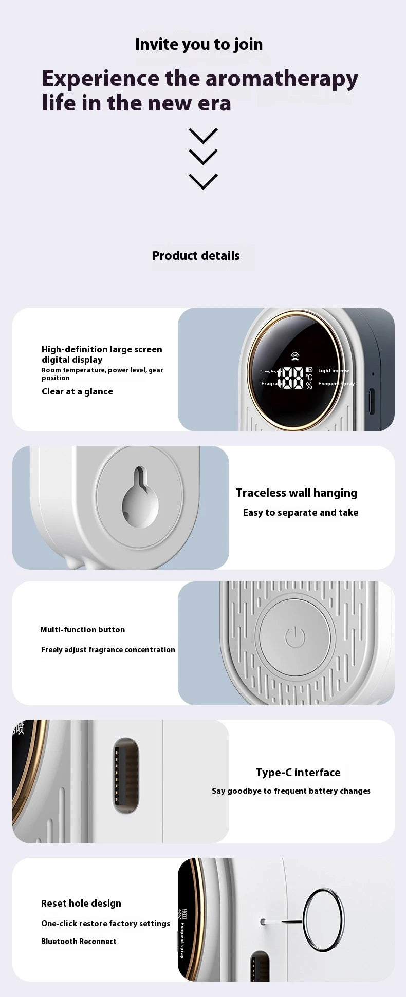 New Intelligent App Aromatherapy Machine Humidifier
