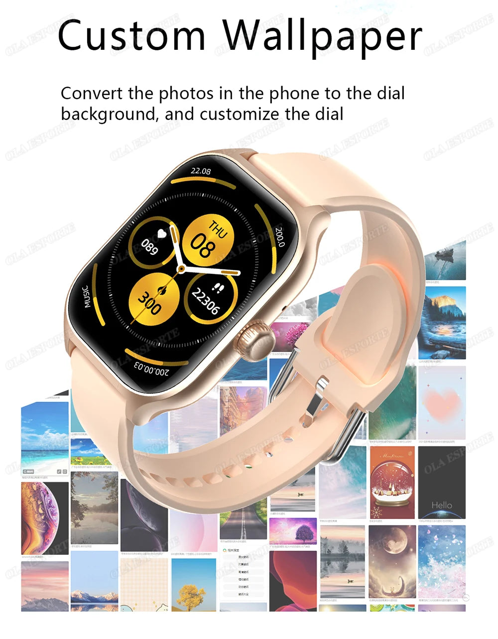Smart Watch For Android IOS Watches 2.01inch