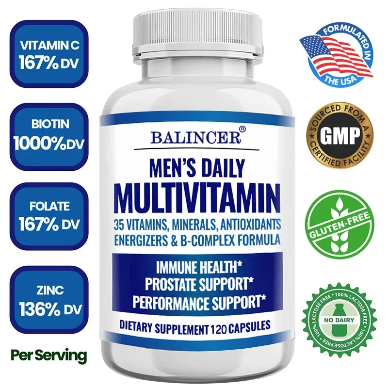 Men's Multivitamin -  vitamins B12, B6, zinc