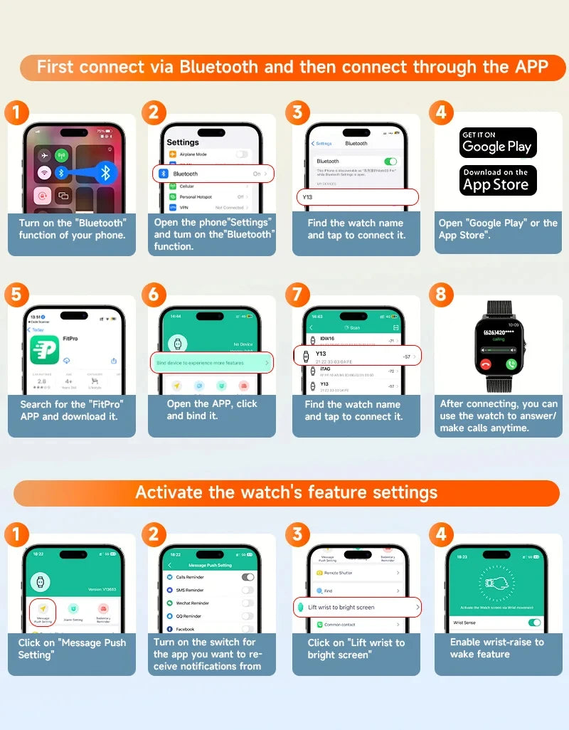 Smart Watch For Android IOS Watches