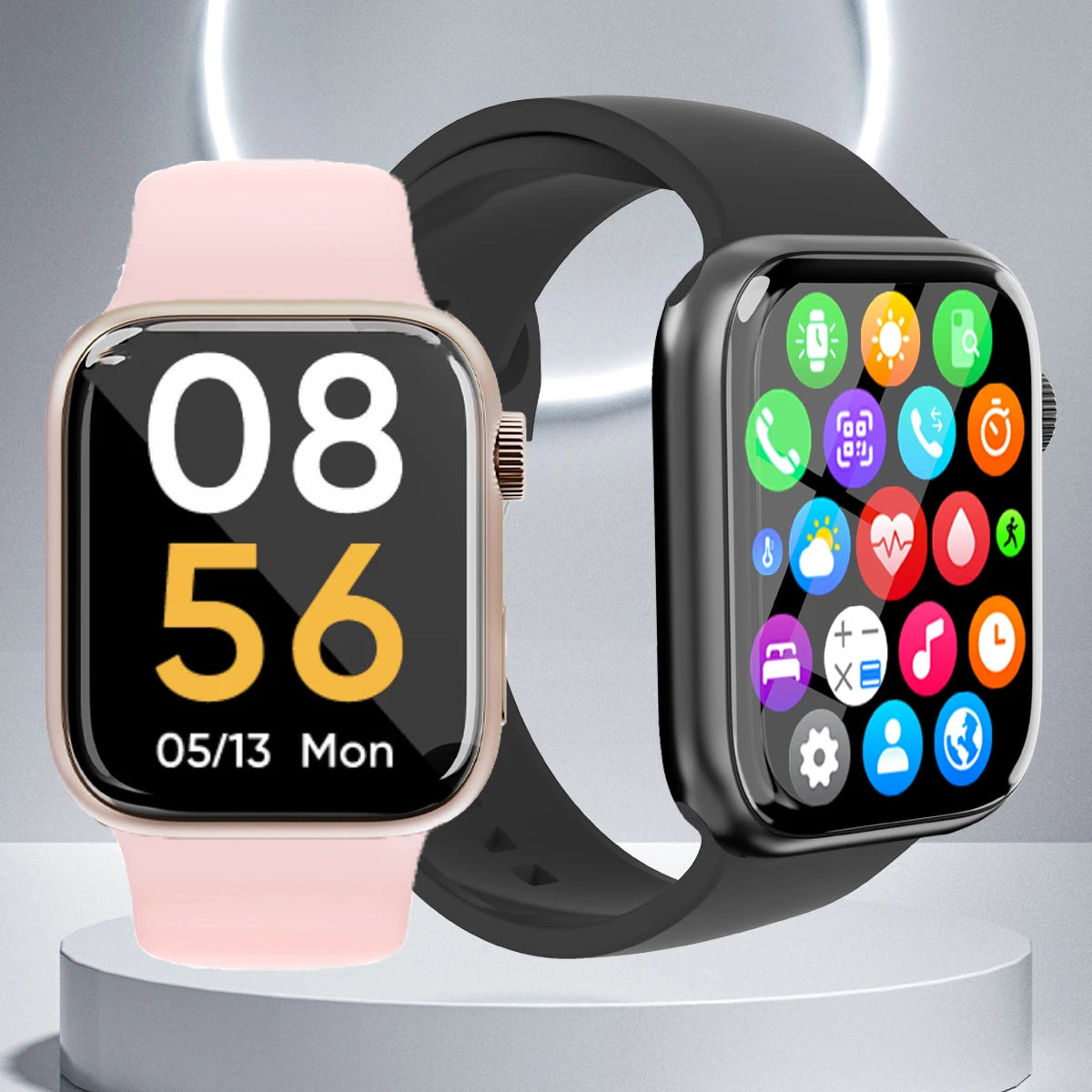 Smart Watch  Men & Women 1.83in Full Touch Screen Watch