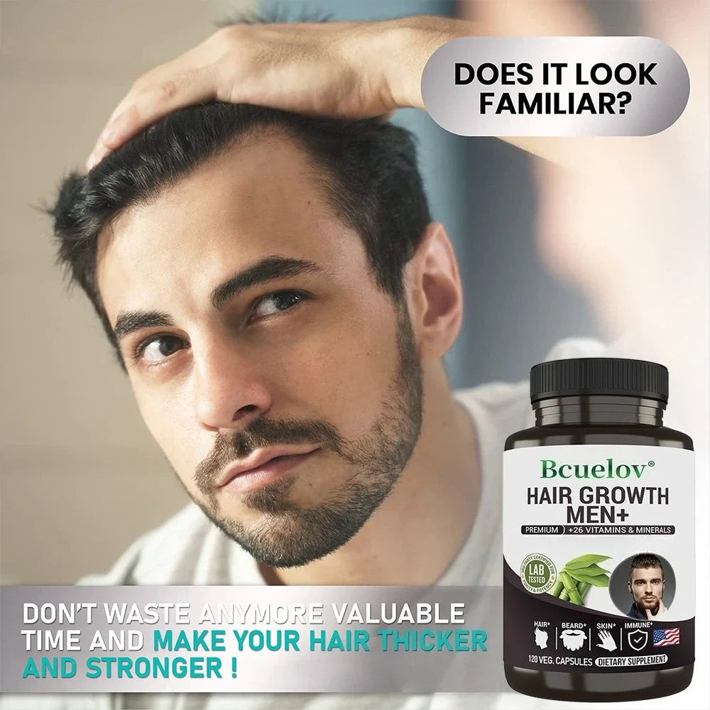 Men's Multivitamin Supplement - with Vitamins A, C, D, E & B12, Zinc, Calcium, Magnesium