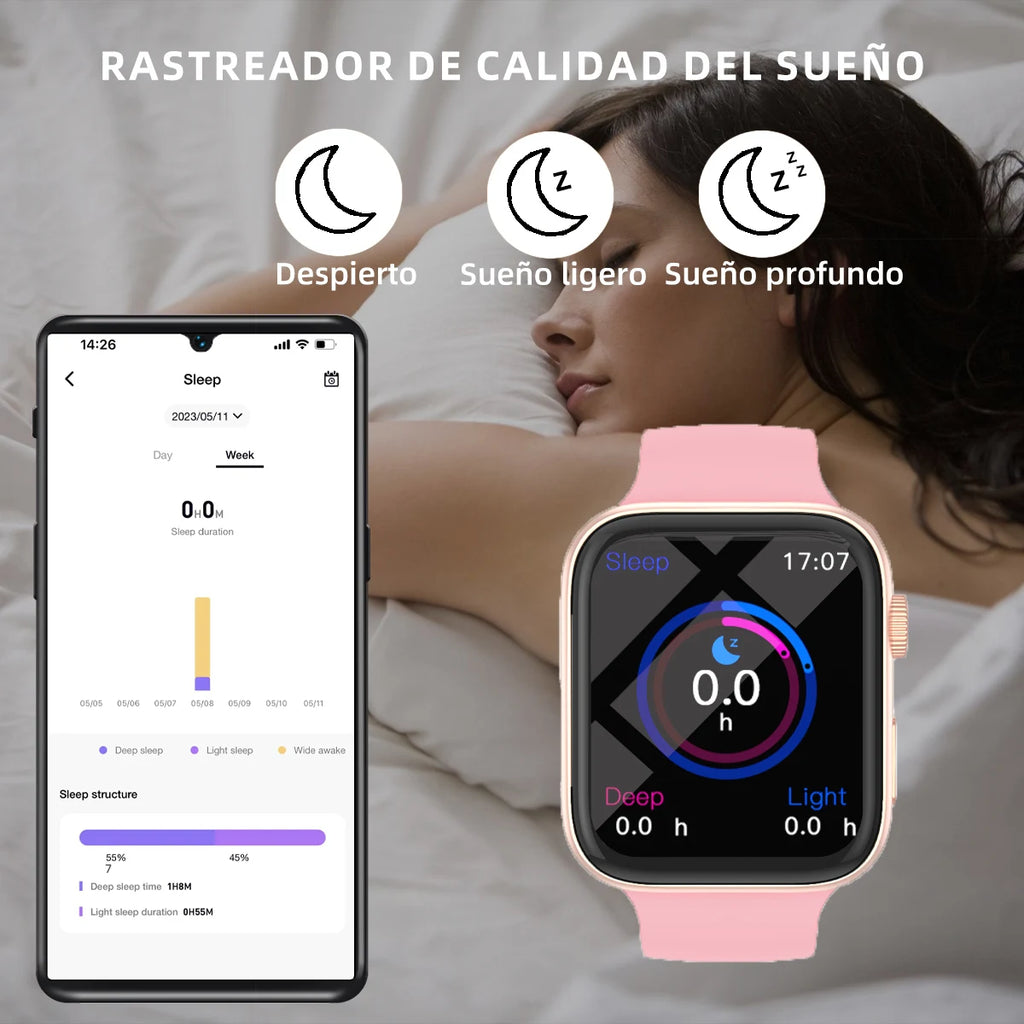 Smart Watch  Men & Women 1.83in Full Touch Screen Watch