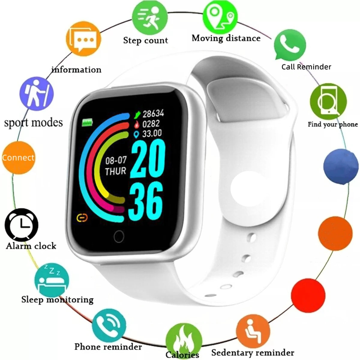 Smartwatch Men Women Wristwatches