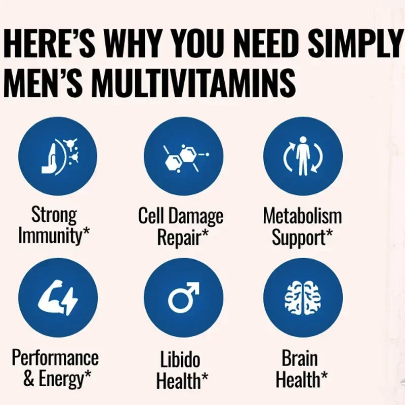Men's Multivitamin -  vitamins B12, B6, zinc