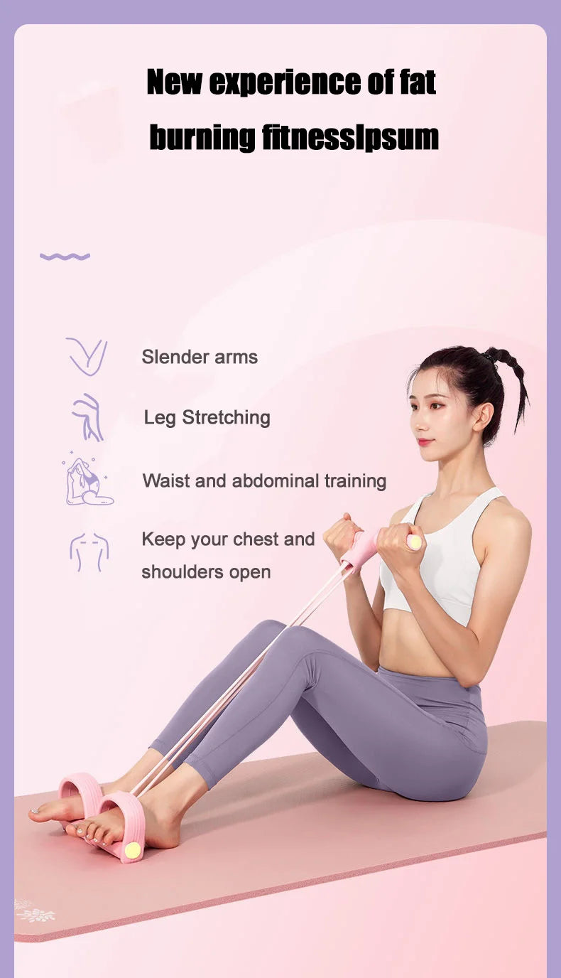 Ultimate Home Fitness Kit MultiFunctional Exercise Equipment for Leg Training Yoga Stretching Body Shaping and Strength Building
