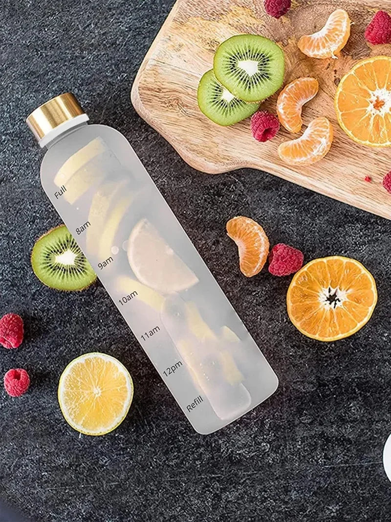 Water Bottle With Time Marker
