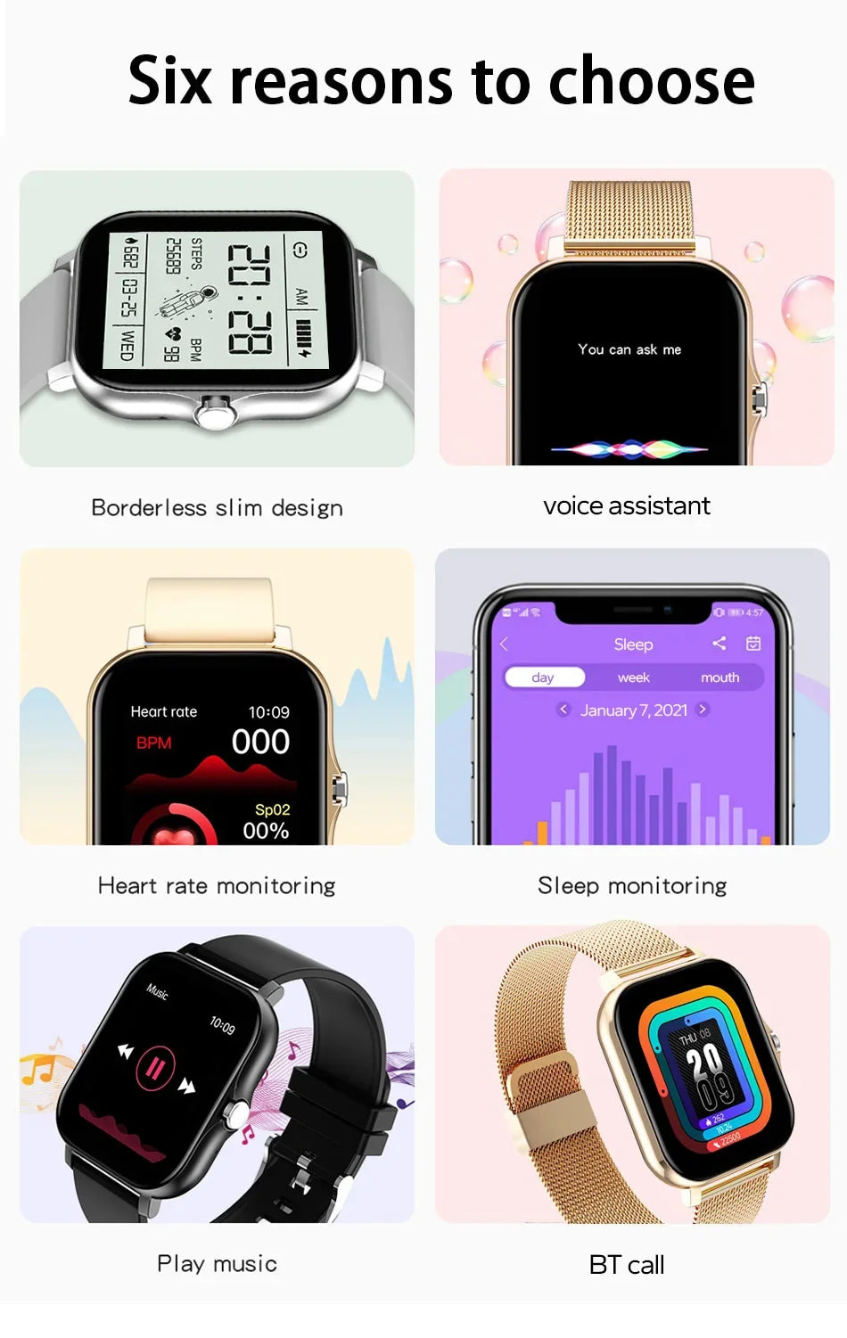 Smart watch for android phone