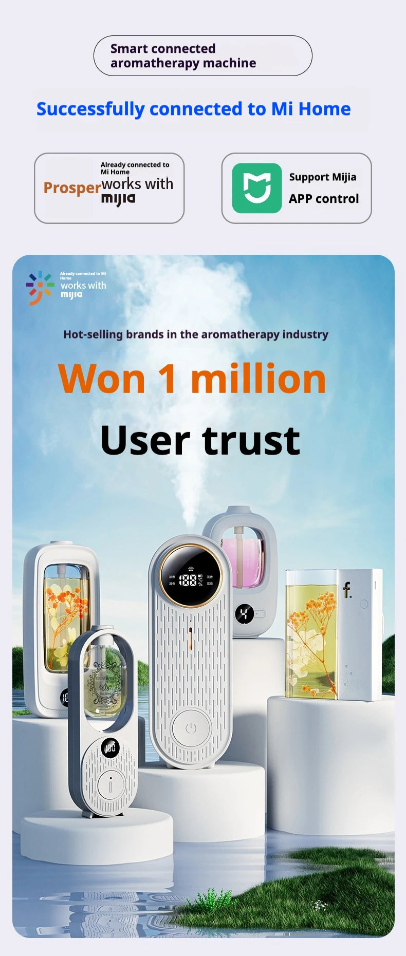 New Intelligent App Aromatherapy Machine Humidifier