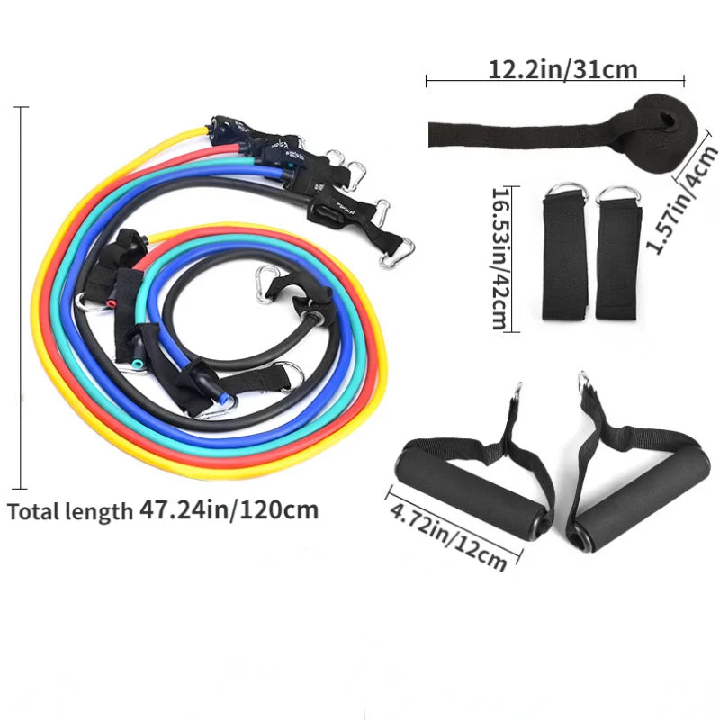 11pcs/Set  Portable Fitness Equipment