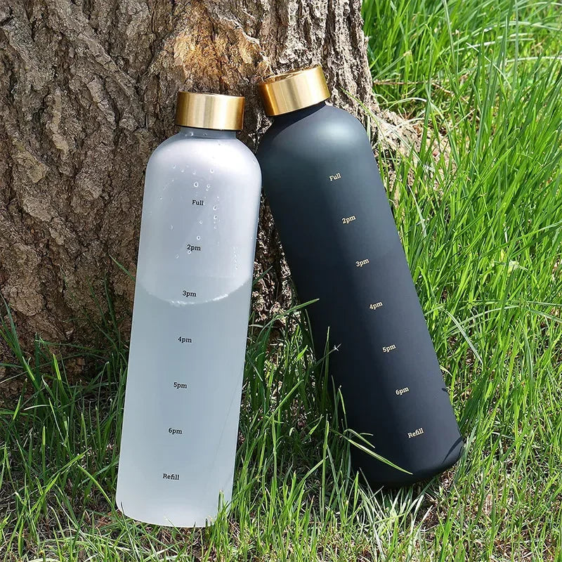 Water Bottle With Time Marker