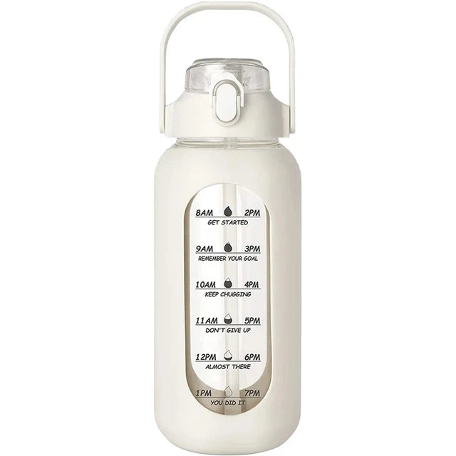 Glass Water Bottles With Straw