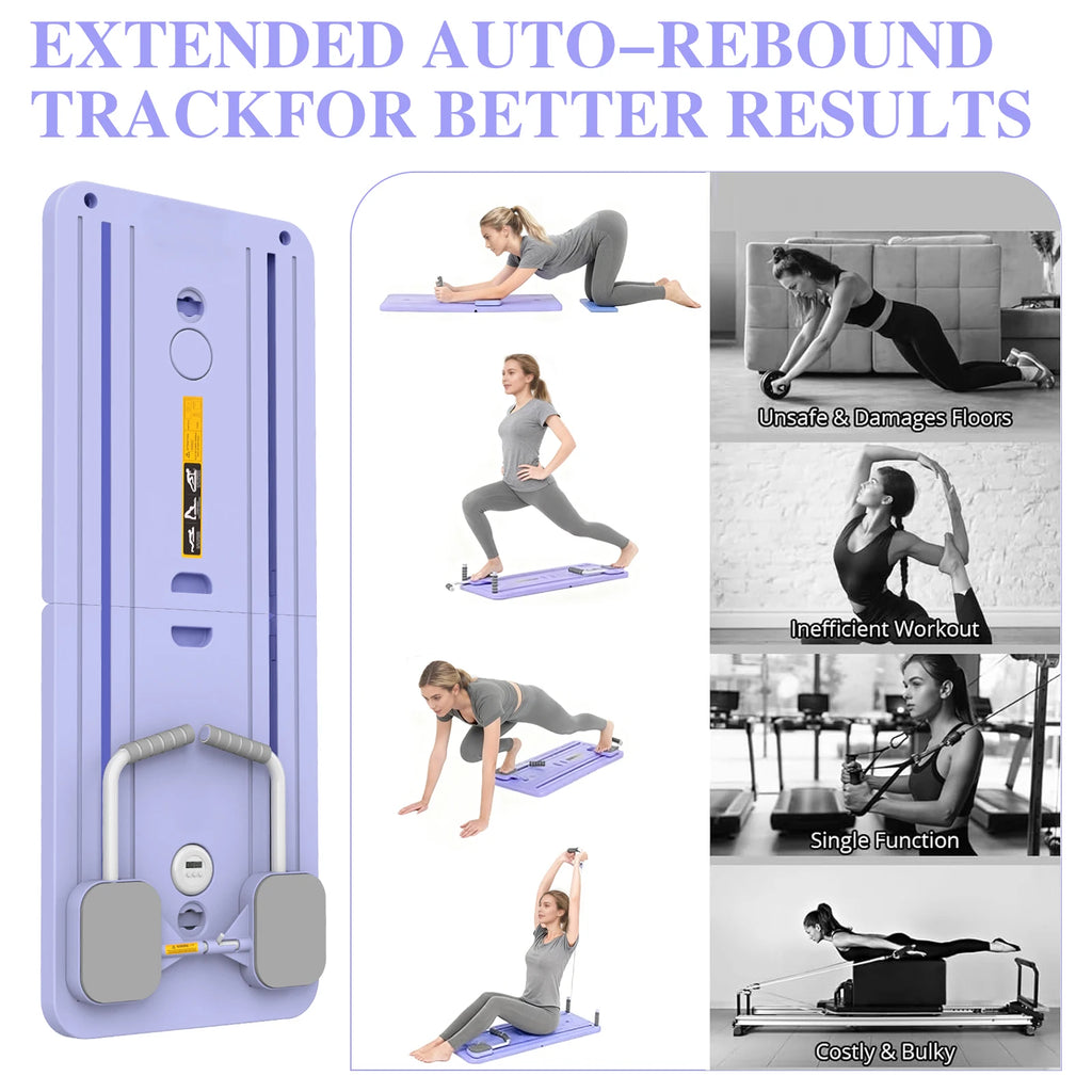 Multifunctional Home Fitness Folding Abdominal Board for Pilates Push Up