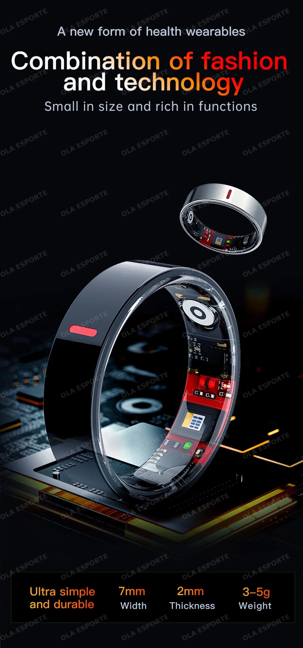 Smart Watch For Men Women IP68 Waterproof