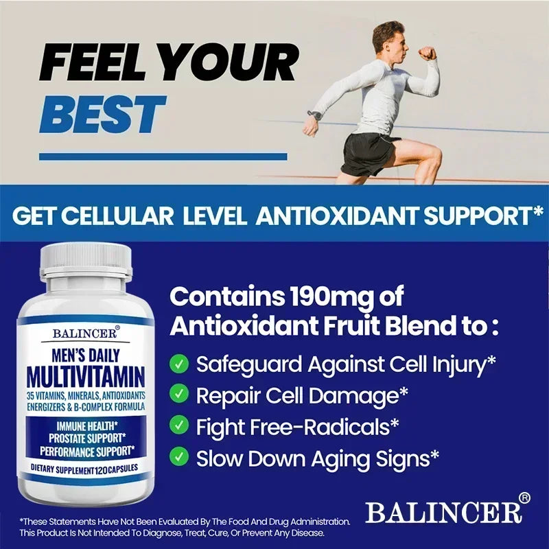 Men's Multivitamin -  vitamins B12, B6, zinc