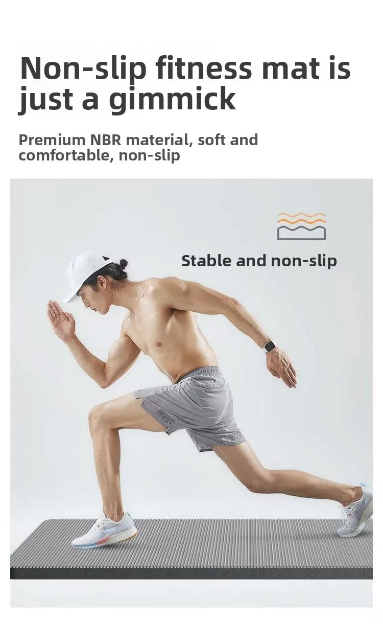 Men's Thickened 20mm Yoga Mat Non-Slip