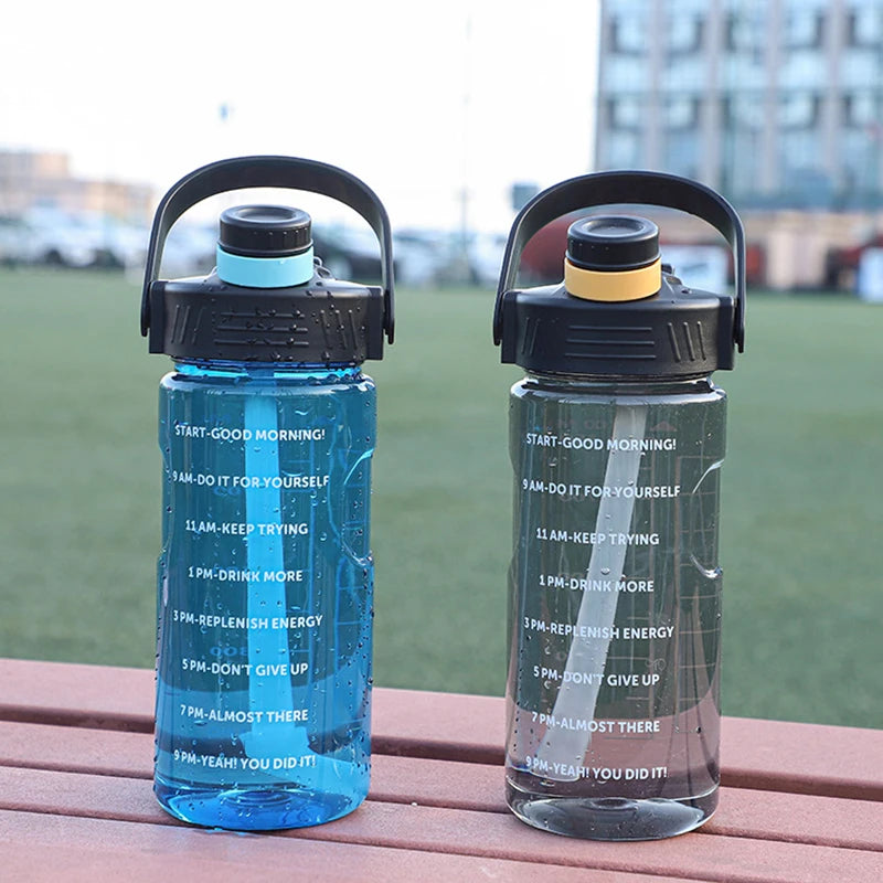 Water Bottle with Straw