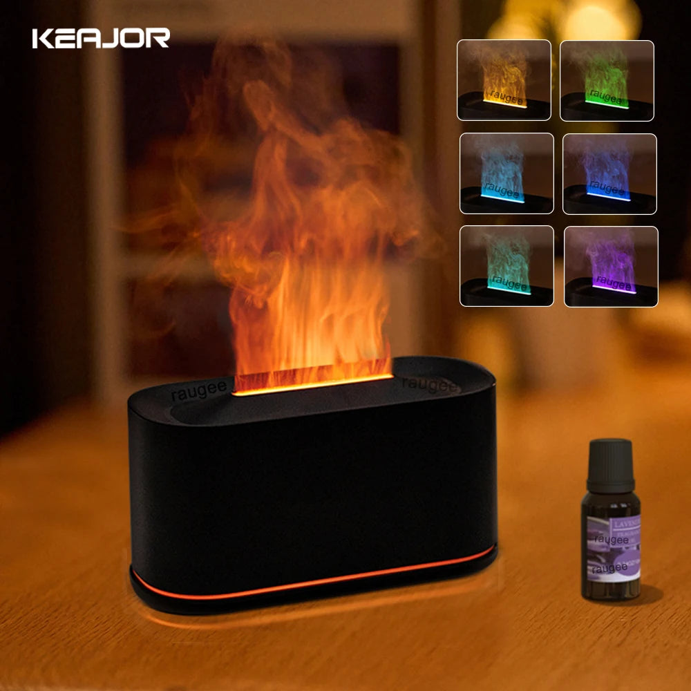 Aroma Humidifier Flame Essential Oils