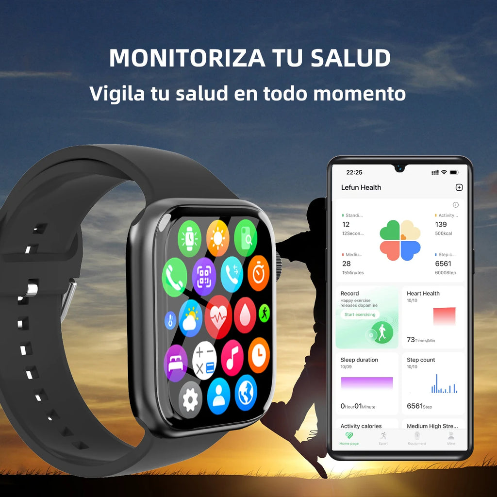 Smart Watch  Men & Women 1.83in Full Touch Screen Watch