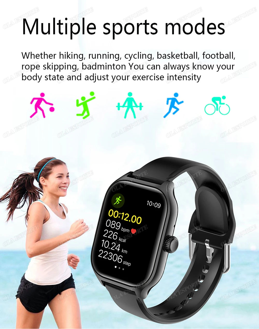 Smart Watch For Android IOS Watches 2.01inch