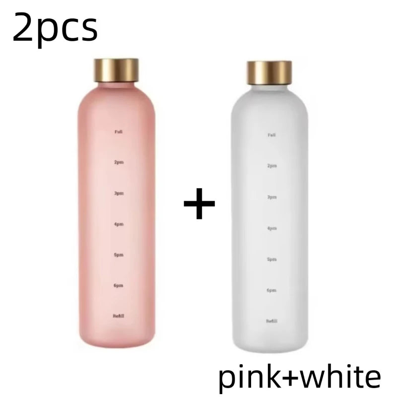 Water Bottle With Time Marker