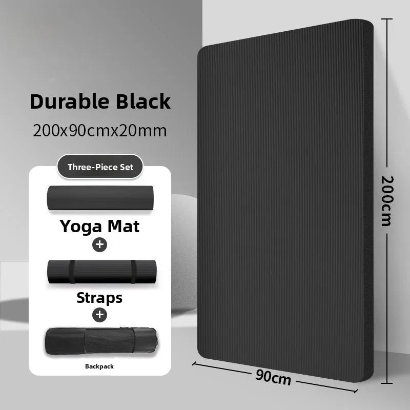 Men's Thickened 20mm Yoga Mat Non-Slip