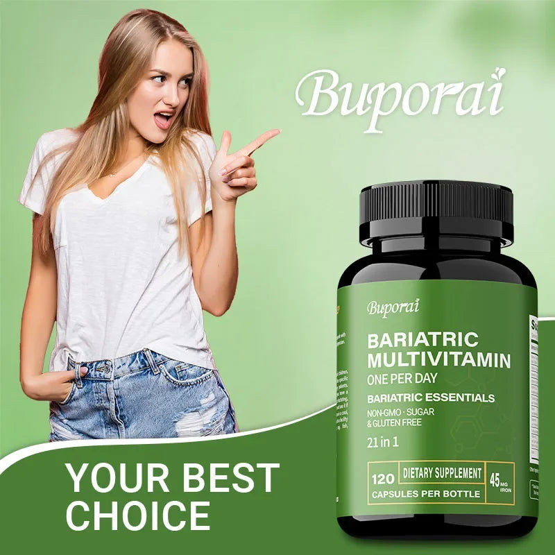 Bariatric Multivitamin Supplement - Contains 21 Vitamins and Minerals
