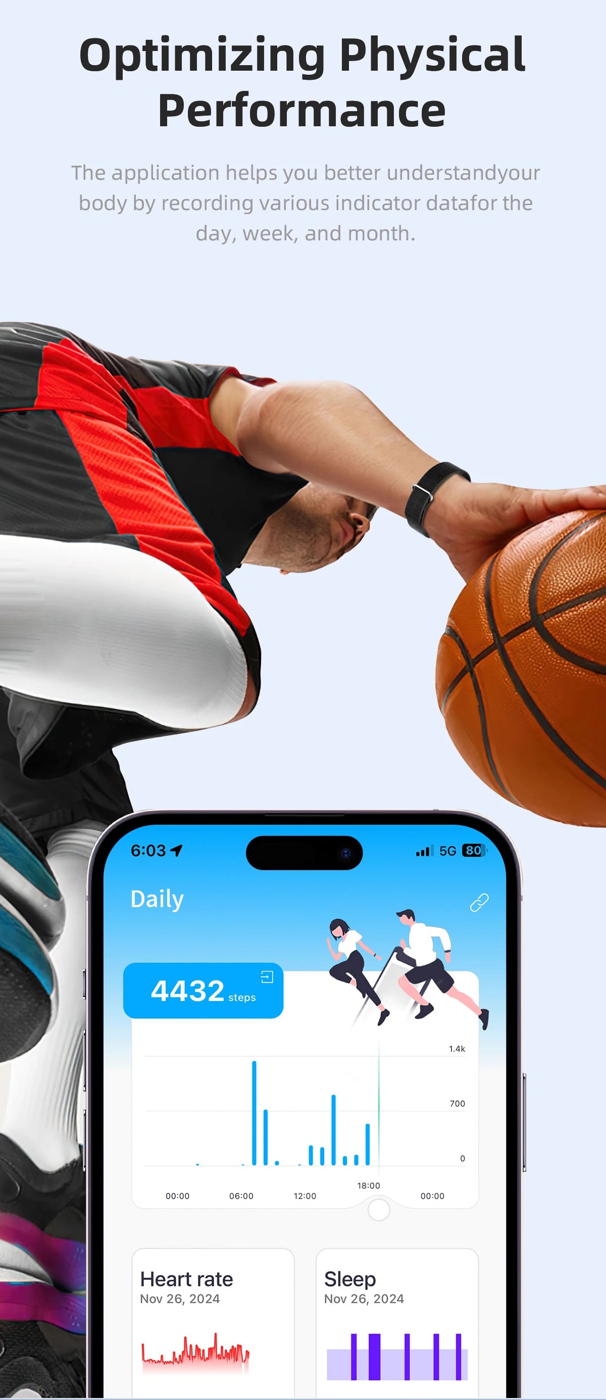 Fitness Tracker Smart Bracelet