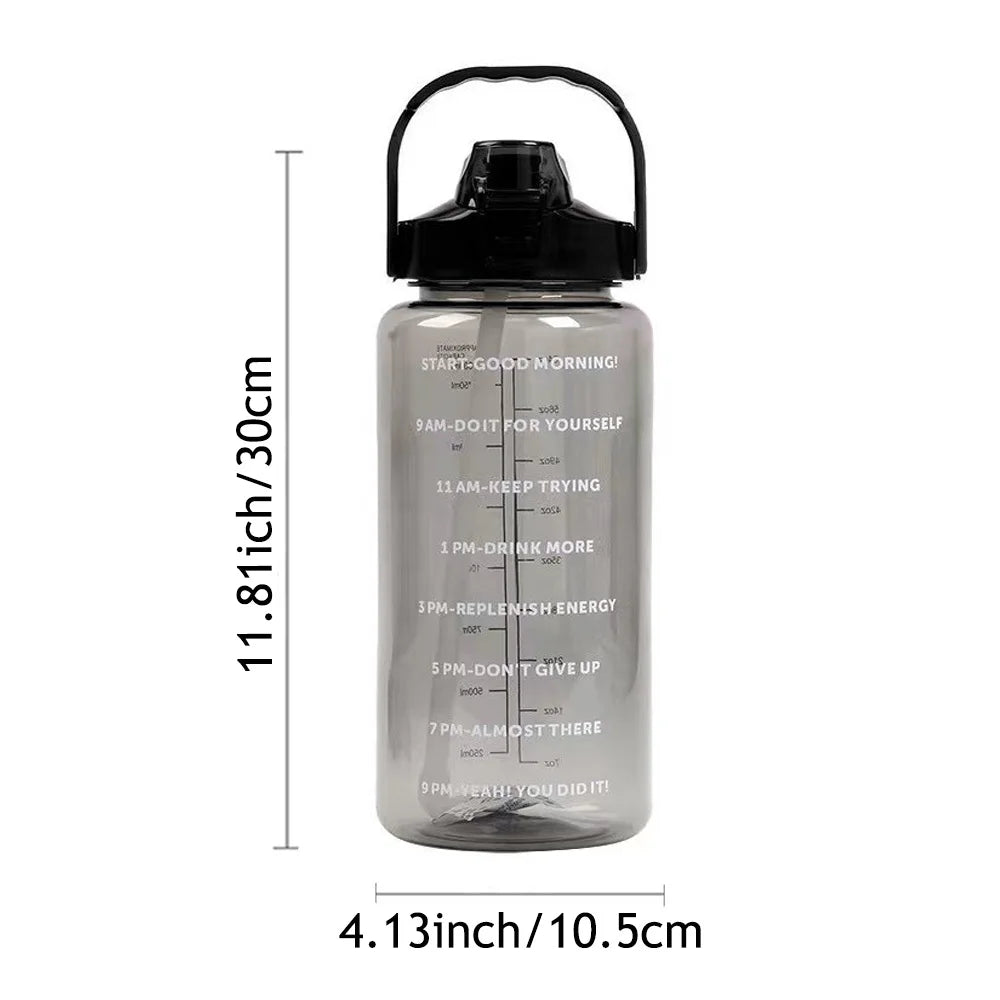 Water Bottle with Time Marker