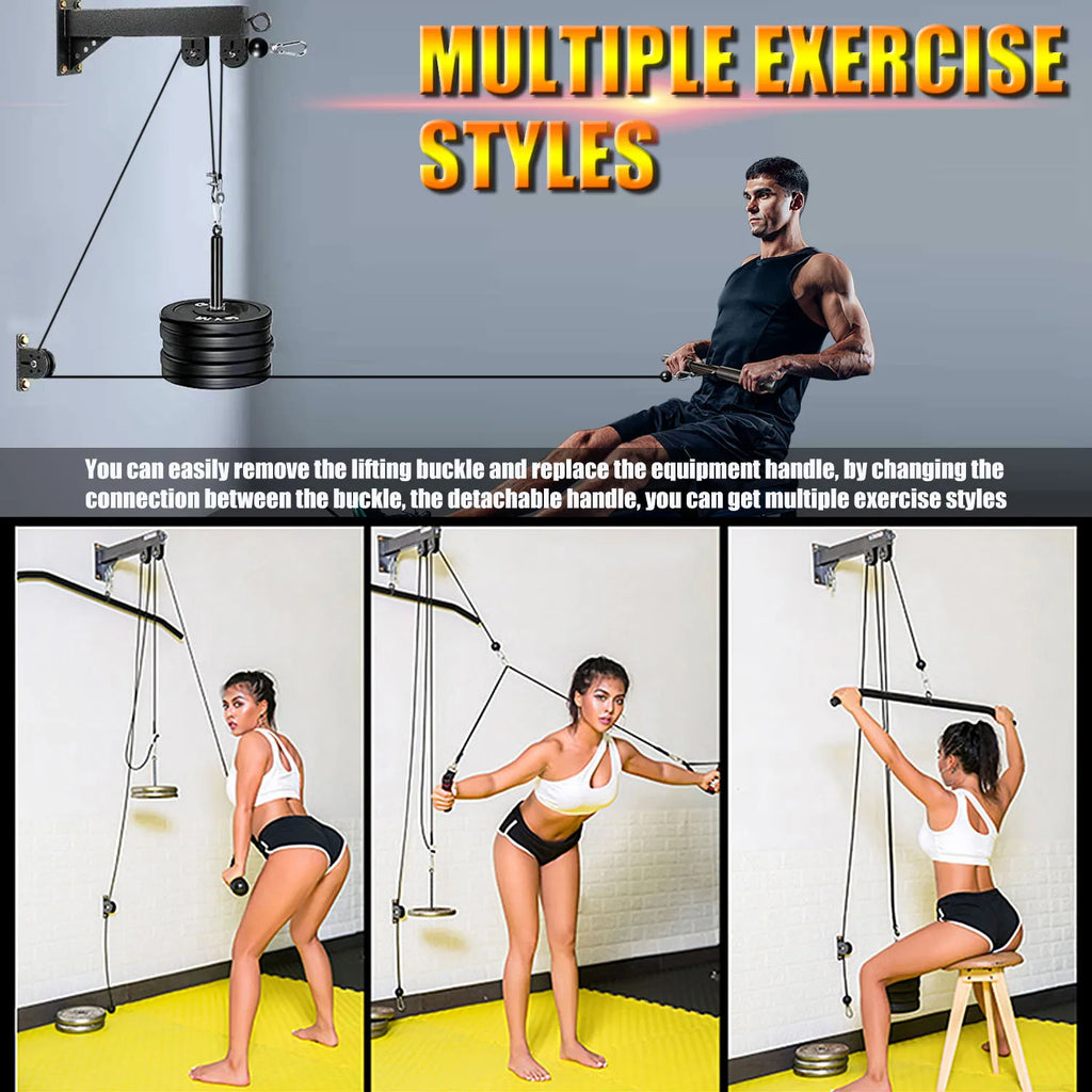 Fitness Wall Mounted Pulley System