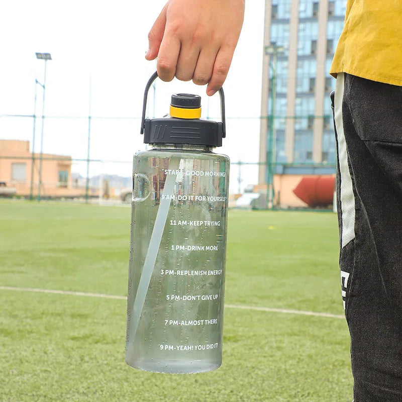 Water Bottle with Straw