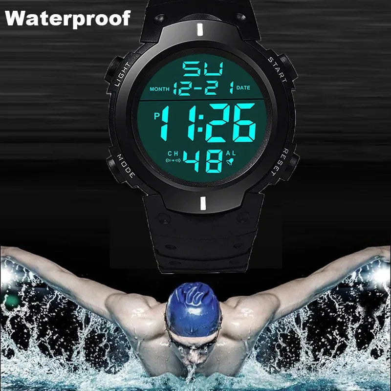 Men's Sport LED Digital Watch