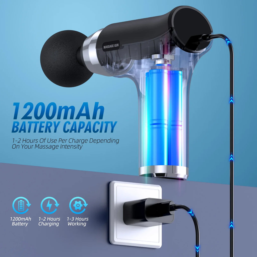 Touchscreen Fitness Equipment  Relaxation Muscle Massager Fascia Gun