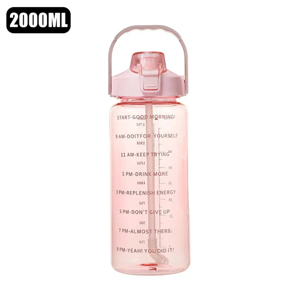 Water Bottle with Time Marker