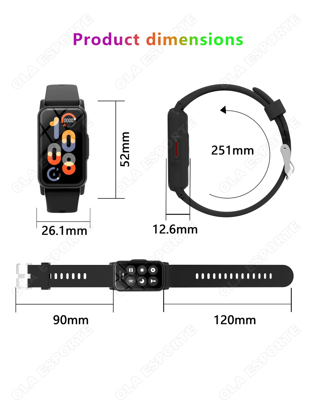 Fitness Tracker Smart Band