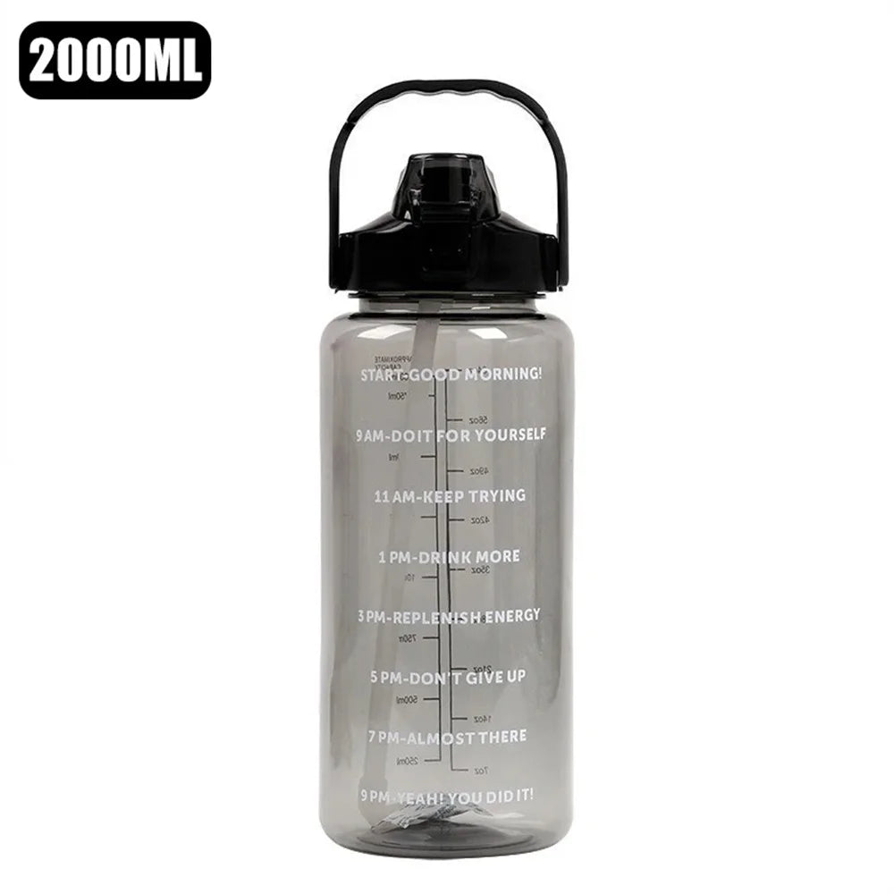 Water Bottle with Time Marker