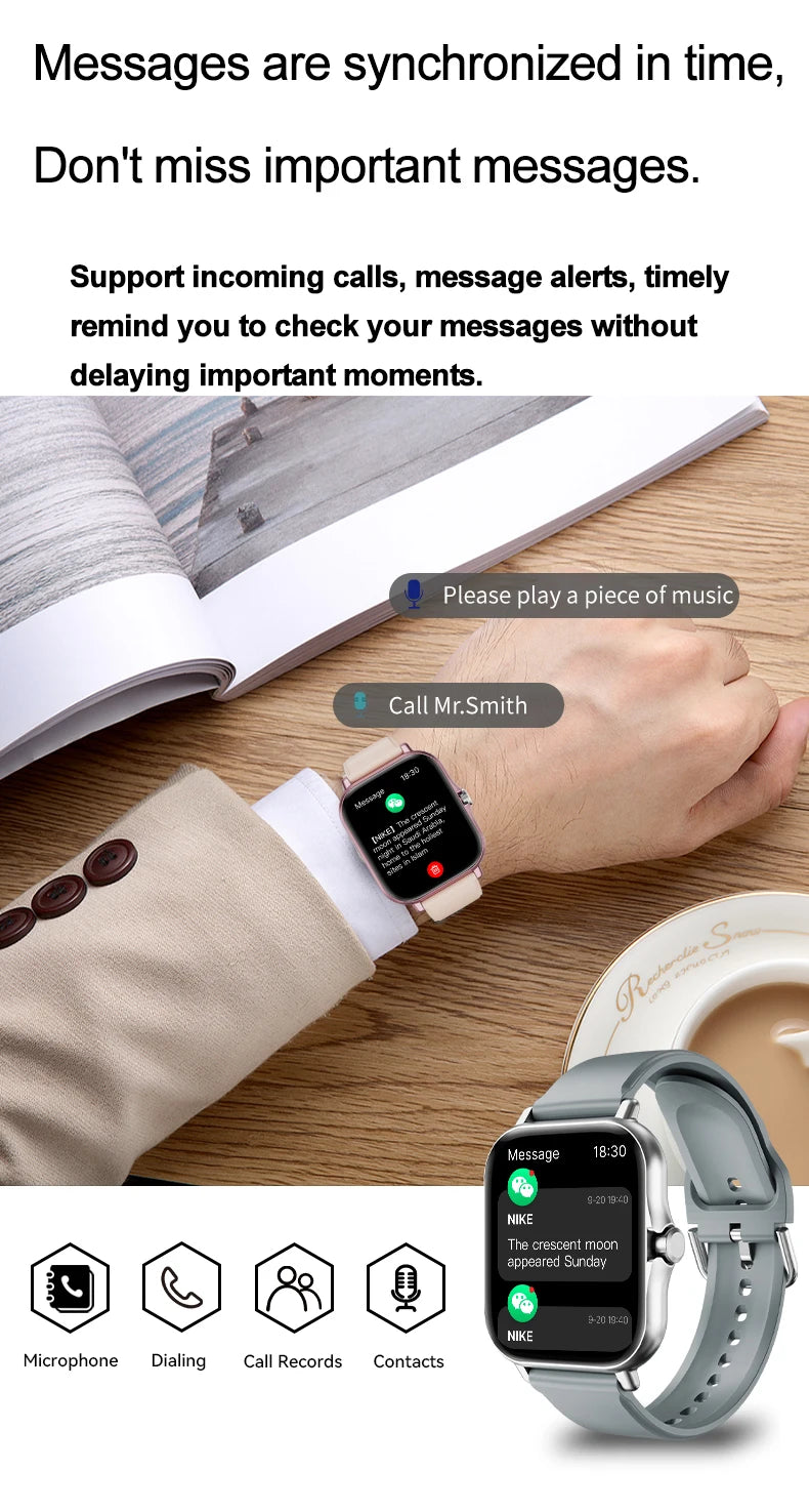 LAXASFIT 2025 New Smart Watch for Men Women