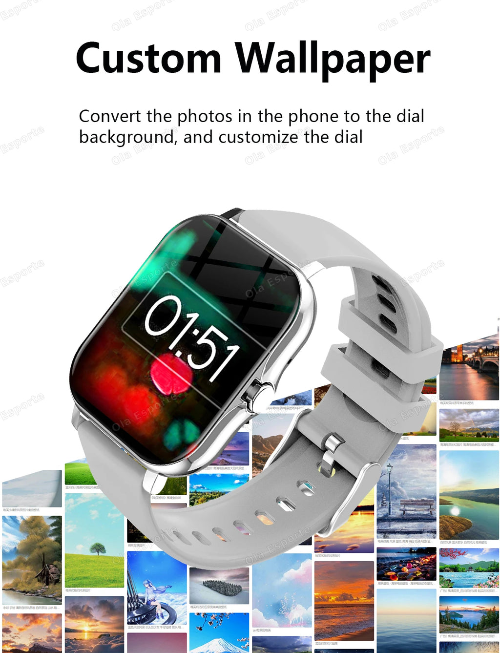 New Smart Watch 2.01 Display