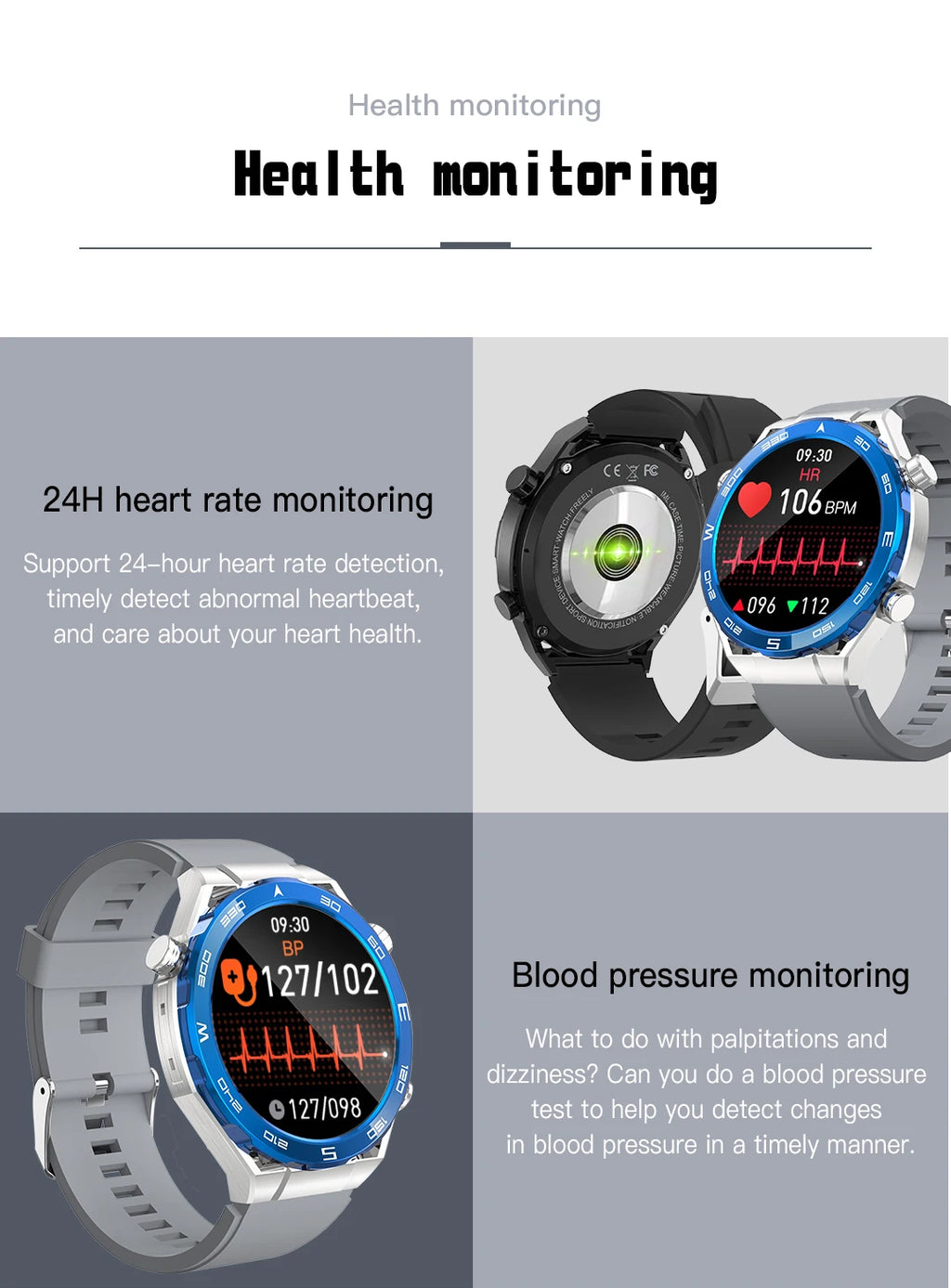 Smart Watch for Men Women Outdoor Activities