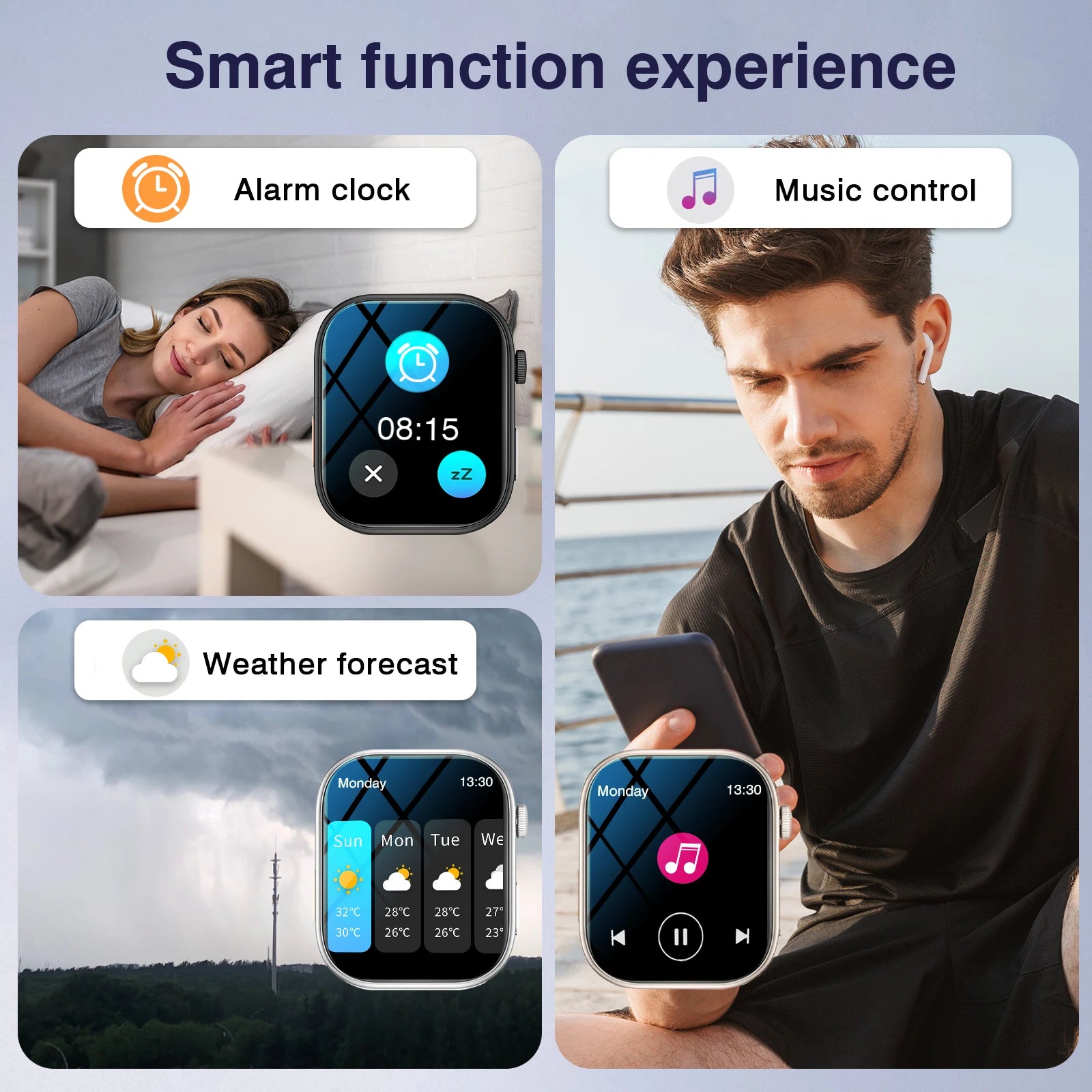Smart Watch with 2.02-Inch HD Display