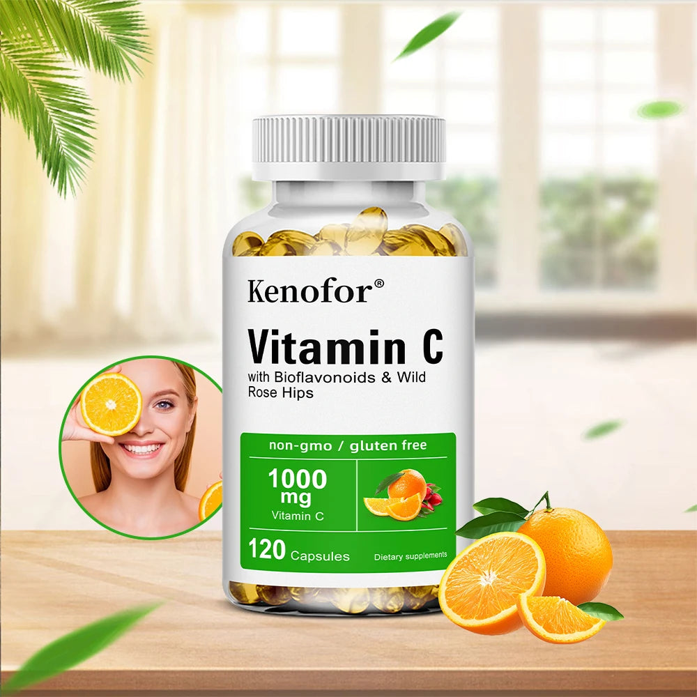 Vitamin C 1000mg - with Bioflavonoids & Wild Rose Hips