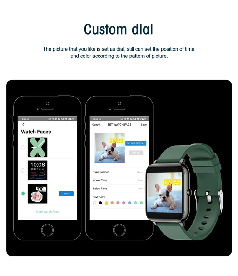 Smart Watches Men Women Sports Clock