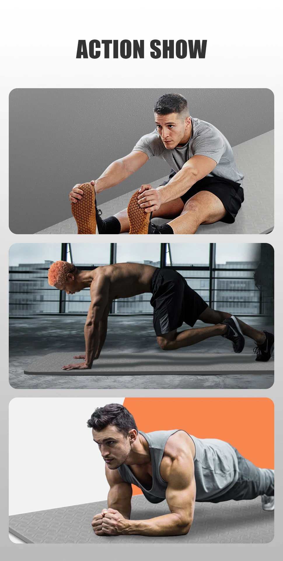 190CM Non Slip Yoga Mat