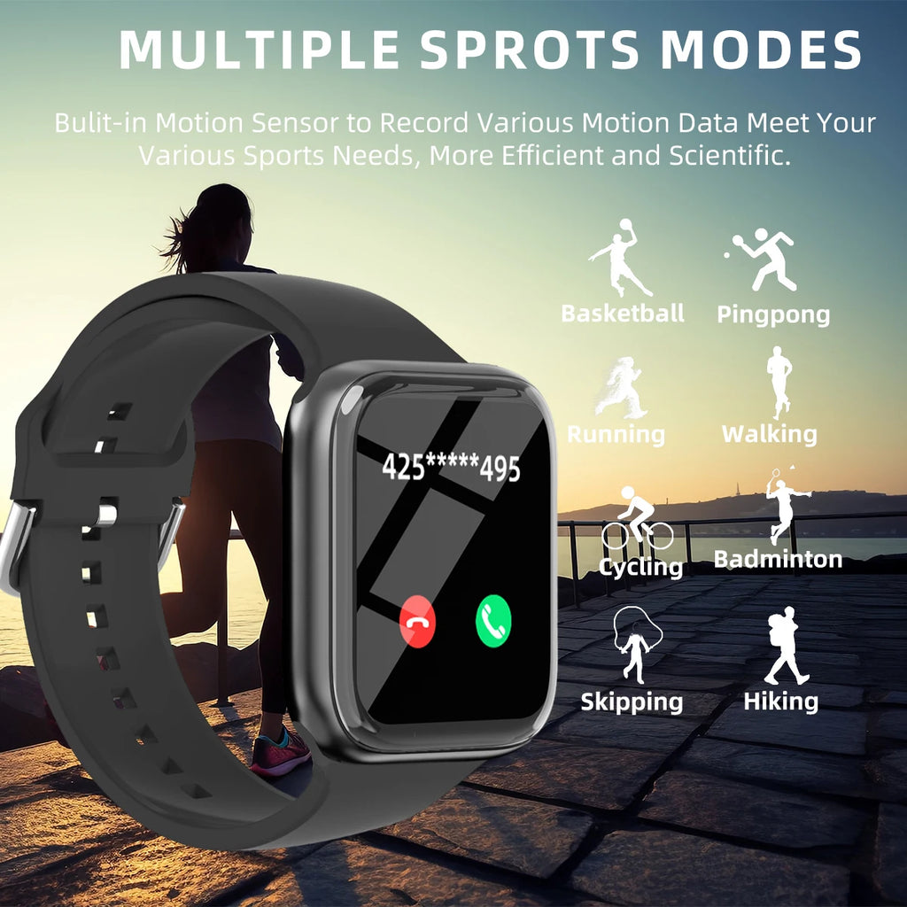 Smart Watch  Men & Women 1.83in Full Touch Screen Watch