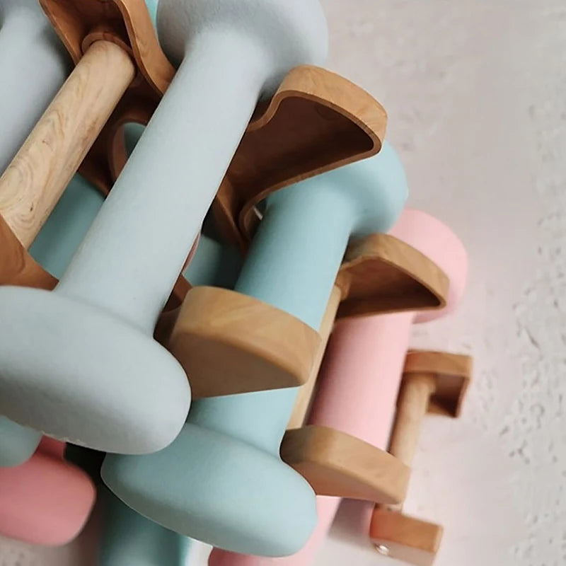 6 Slots Dumbbell Rack Home Sport Fitness Equipment